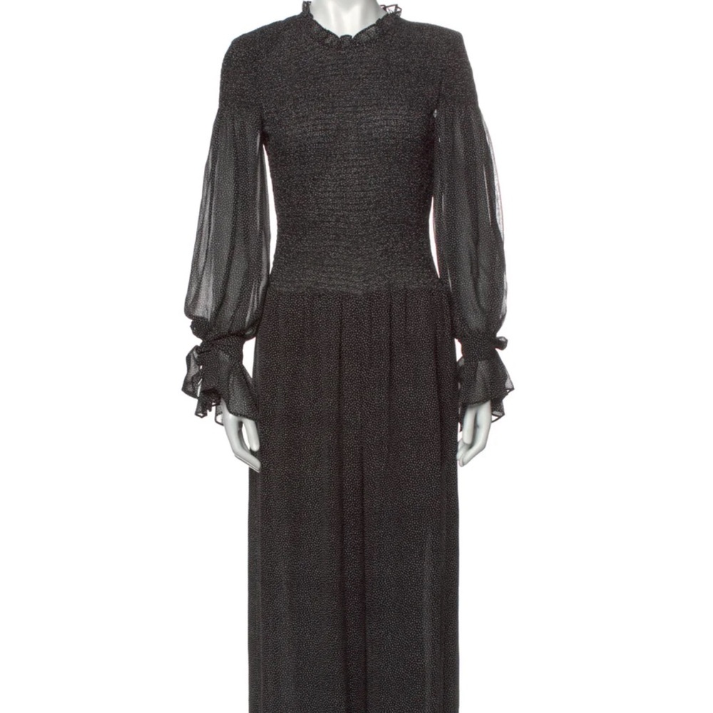 Rabecca Taylor Silk Polka Dot Jumpsuit